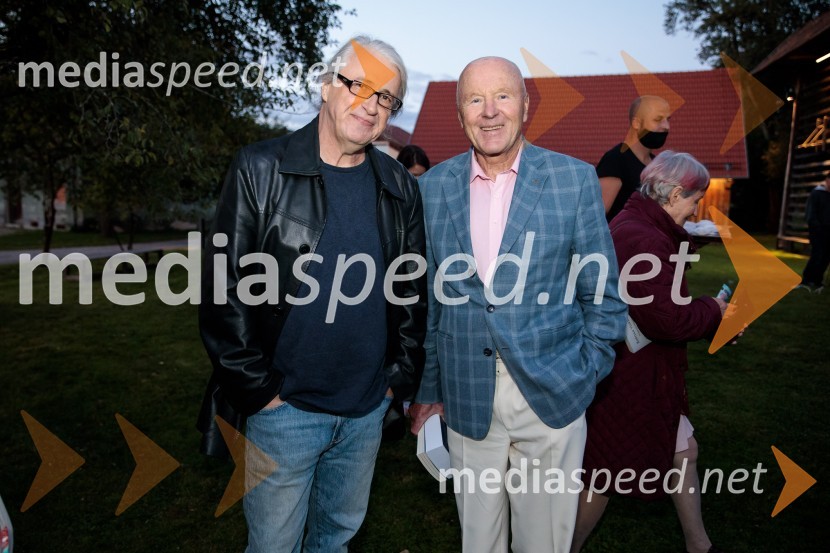 mag. Marcel Štefančič ml., filmski kritik, publicist in TV voditelj;  ... Marcel Štefančič in Boštjan Videmšek, pogovor na Škrabčevi domačiji