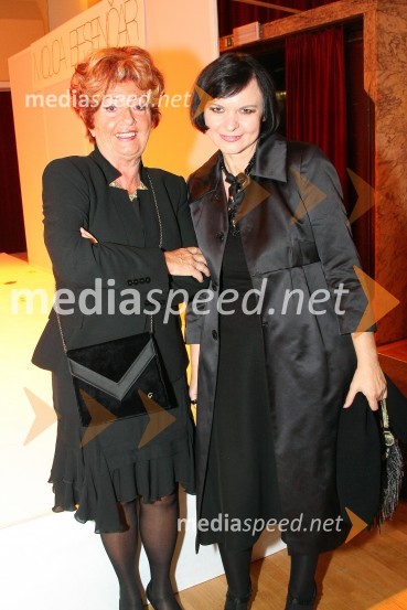 Bernarda Jeklin, nekdanja urednica Jane in Jožica Brodarič, modna ikonaModna revija Mojce Beseničar