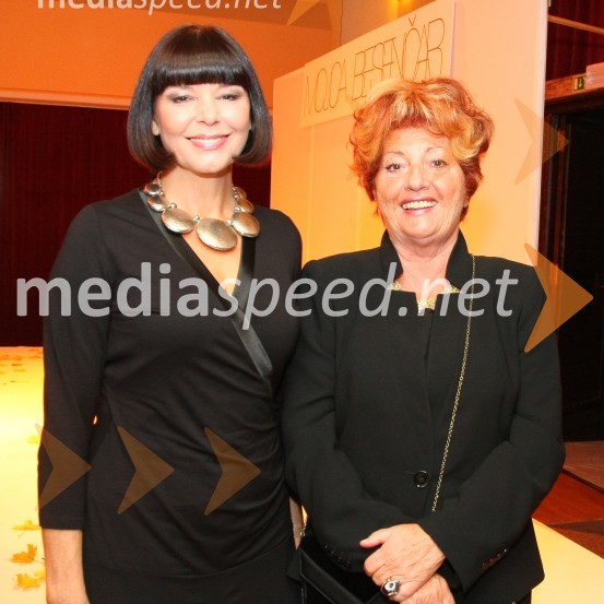 Nina Gazibara, nekdanja manekenka in Bernarda Jeklin, nekdanja urednica JaneModna revija Mojce Beseničar