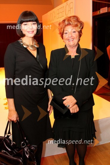 Nina Gazibara, nekdanja manekenka in Bernarda Jeklin, nekdanja urednica JaneModna revija Mojce Beseničar