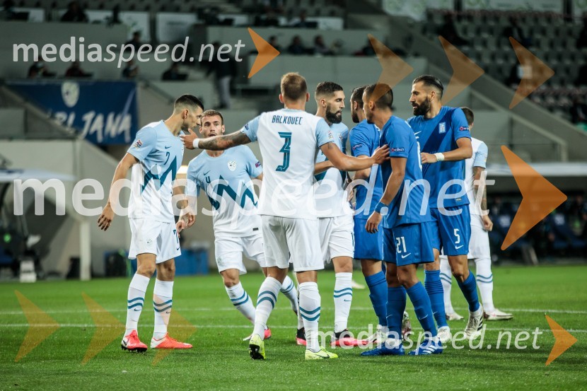  Andraž Šporar, nogometaš, ŠK Slovan Bratislava;  Miha Blažič, nogometaš, NK Domžale;  Jure Balkovec, nogometaš, Empoli FC;  ... ;  ... ;  ... Slovenija z remijem proti Grkom, liga narodov