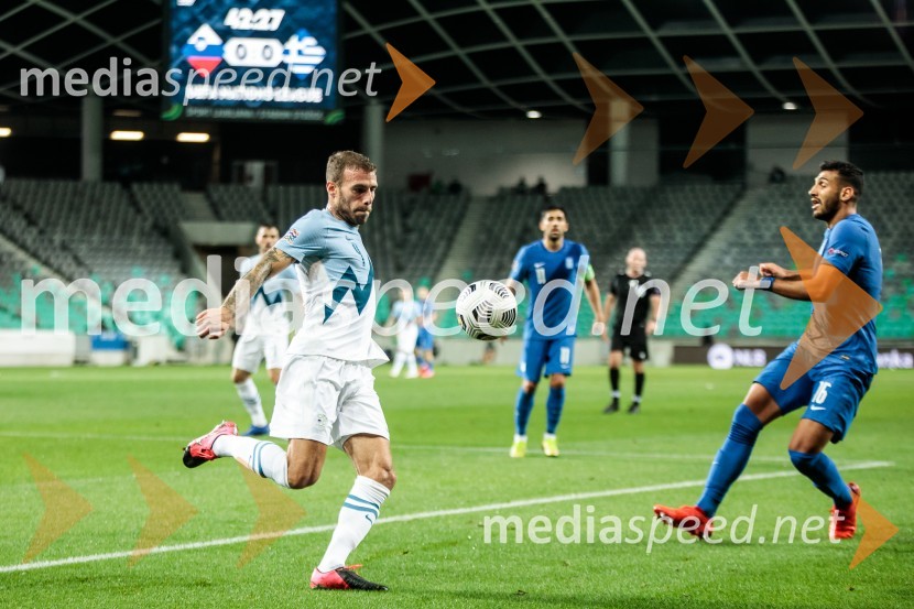 Slovenija z remijem proti Grkom, liga narodov