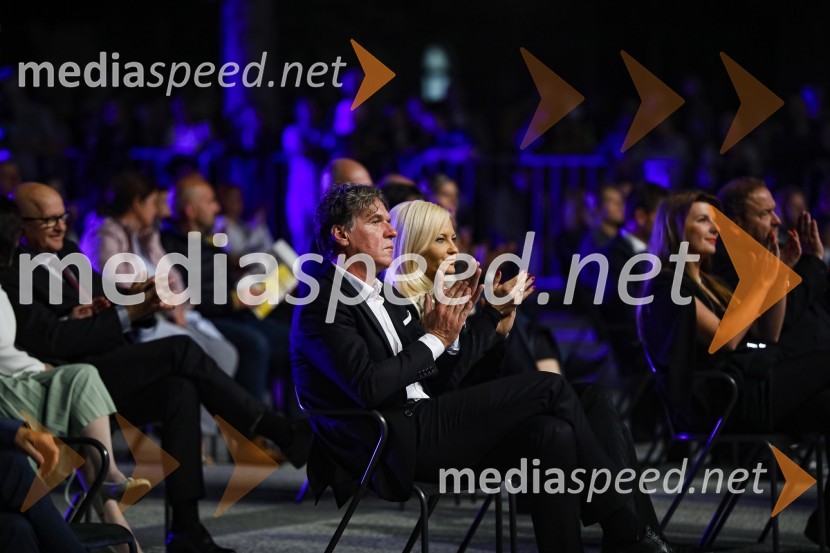 mag. David Kastelic, predsednik uprave, Zavarovalnica Sava, d.d.; dr. Jerneja Kastelic, direktorica, Mercator nepremičninePoletna noč, gala koncert v okviru 68. Ljubljana Festivala