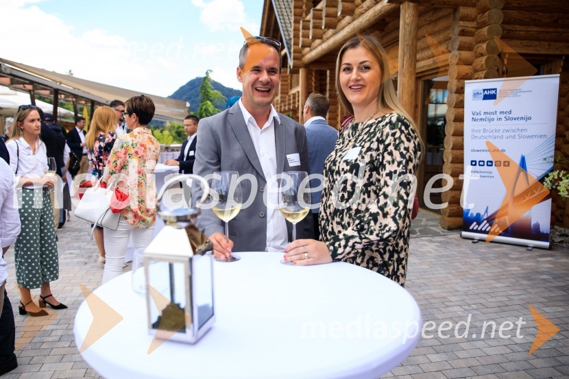 Bart Stegeman, Plastika Skaza, d.d.;  Maja Košir, Bonvivent, organizacija dogodkovSommerfest 2020, poletno druženje Slovensko-nemške gospodarske zbornice