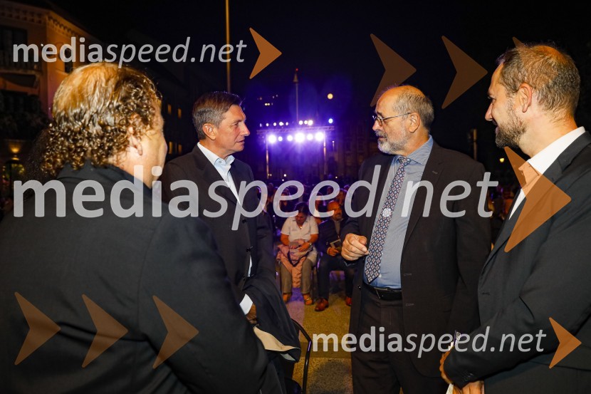  Darko  Brlek, direktor in umetniški vodja, Festival Ljubljana;  Borut Pahor, predsednik Republike Slovenije;  Igor Kadunc, generalni direktor RTV Slovenija;  ... Poletna noč, gala koncert v okviru 68. Ljubljana Festivala