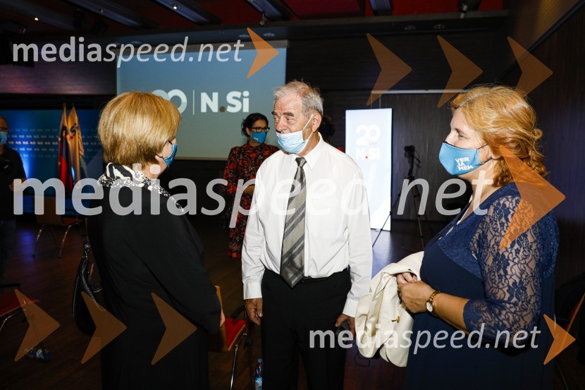  Ljudmila Novak, evropska poslanka, NSI;  ... ;  ... 20 let stranke Nova Slovenija