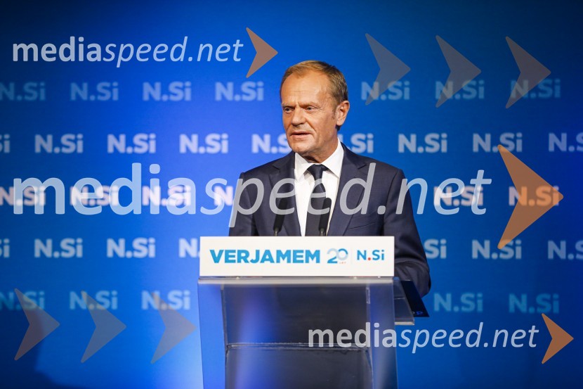  Donald Tusk, predsednik Evropske ljudske stranke, nekdanji predsednik Evropskega sveta20 let stranke Nova Slovenija