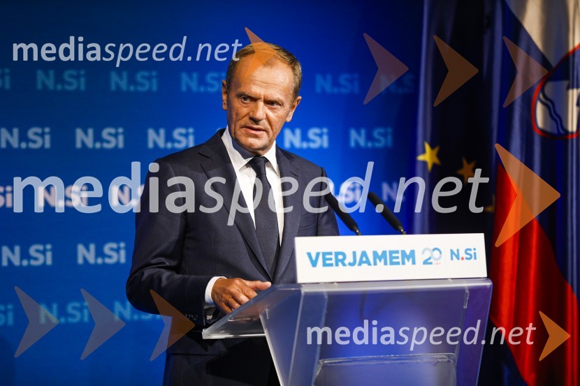  Donald Tusk, predsednik Evropske ljudske stranke, nekdanji predsednik Evropskega sveta20 let stranke Nova Slovenija