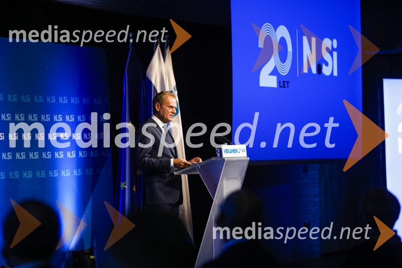  Donald Tusk, predsednik Evropske ljudske stranke, nekdanji predsednik Evropskega sveta20 let stranke Nova Slovenija