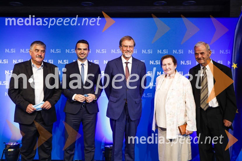  ... ;  Matej Tonin, podpredsednik vlade in minister za obrambo;  Lojze Peterle, slovenski politik;  ... ;  ... 20 let stranke Nova Slovenija