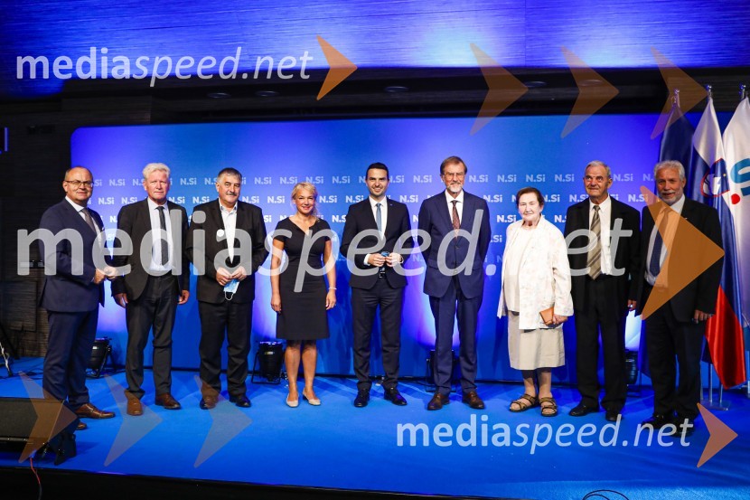  ... ;  ... ;  ... ;  ... ;  Matej Tonin, podpredsednik vlade in minister za obrambo;  Lojze Peterle, slovenski politik;  ... ;  ... ;  ... 20 let stranke Nova Slovenija