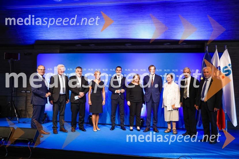  ... ;  ... ;  ... ;  ... ;  Matej Tonin, podpredsednik vlade in minister za obrambo;  ... ;  Lojze Peterle, slovenski politik;  ... ;  ... ;  ... 20 let stranke Nova Slovenija