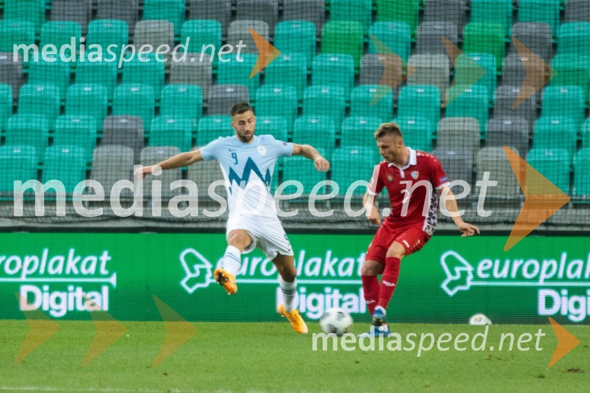  Andraž Šporar, nogometaš, ŠK Slovan Bratislava;  ... Slovenija dosegla prvo zmago v ligi narodov