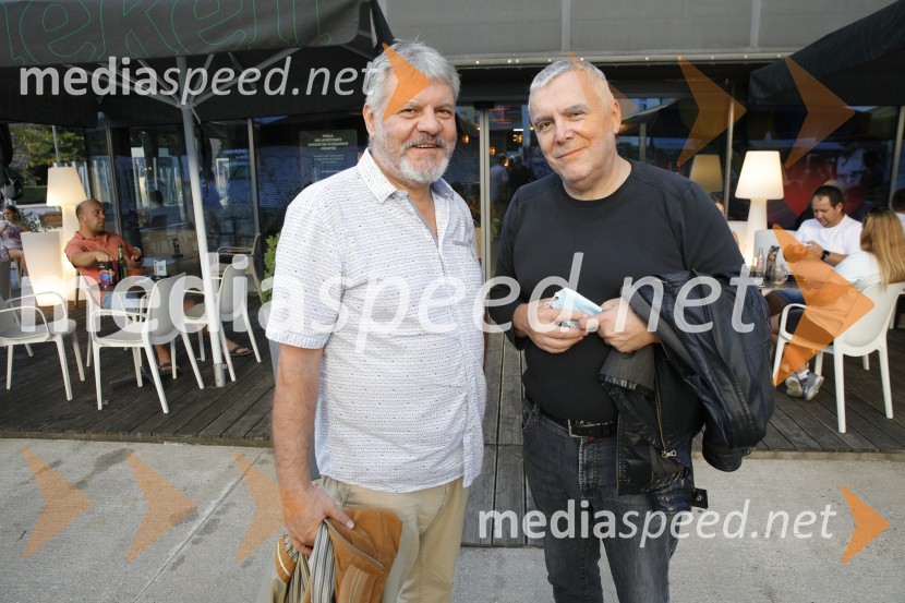 prof. dr. Andrej Predin, Fakulteta za energetiko UM;  Zoran Predin, glasbenikBiti Mario, premiera filma v Mariboxu
