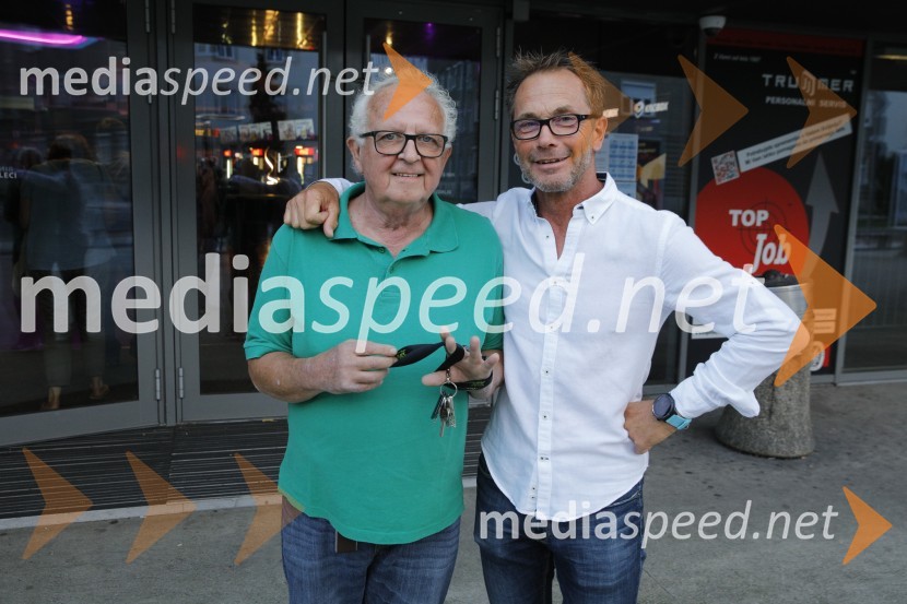 Dr. Andrej Veble,  zdravnik in nekdanji član skupine Buldožerji;  Iztok Kočevar, skupina Karneval bandBiti Mario, premiera filma v Mariboxu