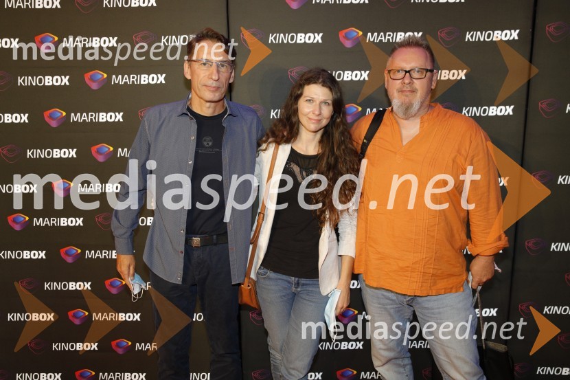  Rudi Uran, slikar, režiser;  Anka Slana, pevka, Bambole;  David Vezjak, glasbenikBiti Mario, premiera filma v Mariboxu