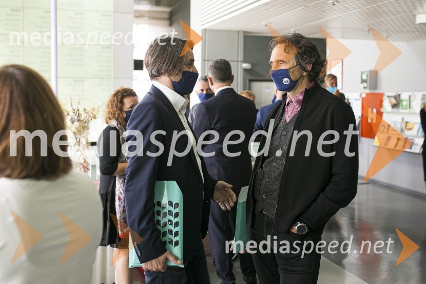  Vasja Čretnik, Terme Olimia;  Filip Tobias, solastnik in direktor, Turistična agencija SončekTrusted Brand 2020, podelitev priznanj