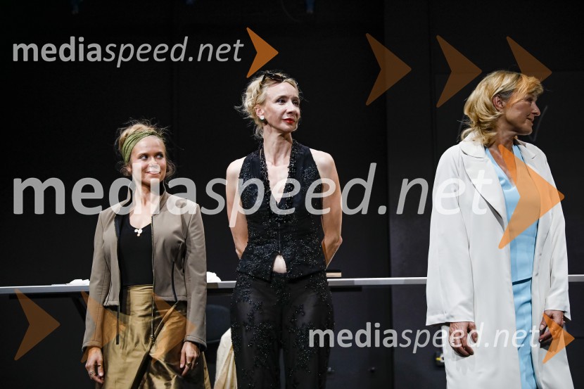  Ana Pavlin, igralka;  Mojca Funkl, igralka;  Judita Zidar, igralkaTrije milijoni minut, premiera