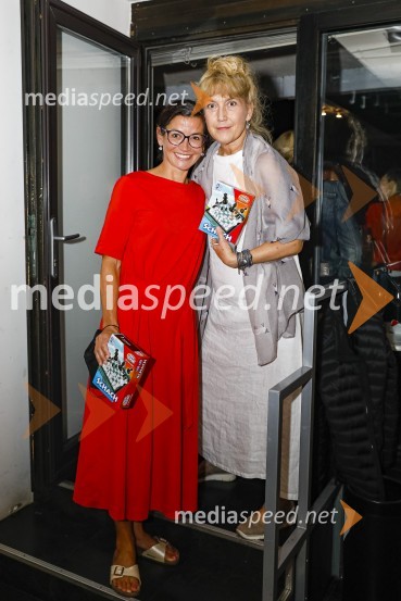  Simona  Belle, služba za stike z javnostmi MGL;  Barbara Hieng Samobor, direktorica in umetniška vodja MGLTrije milijoni minut, premiera