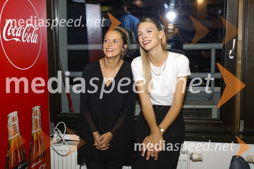  Ana Pavlin, igralka;  Klara Kuk, igralka, manekenkaTrije milijoni minut, premiera