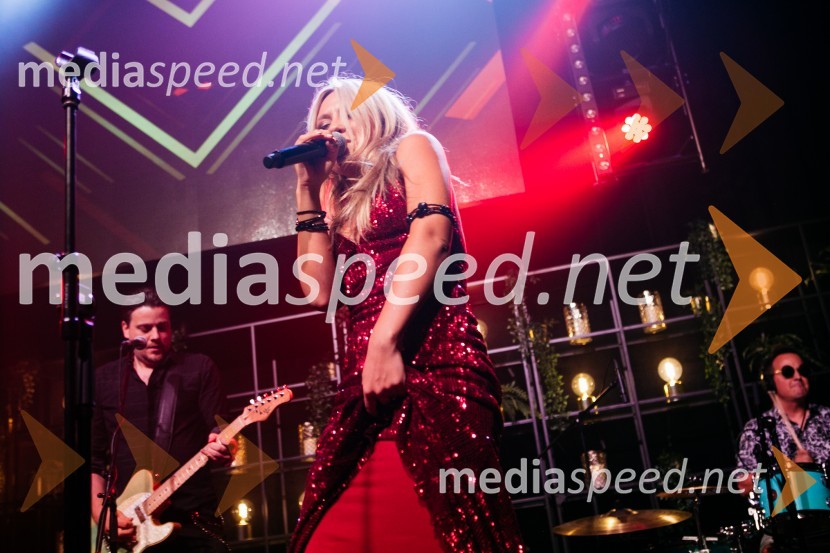  Peter Hudnik, King Foo, kitarist;  Aleksandra Josić, skupina King Foo, pevka;  Rok Golob, King Foo, bobnarFatalni moški 2020 je Miha Deželak