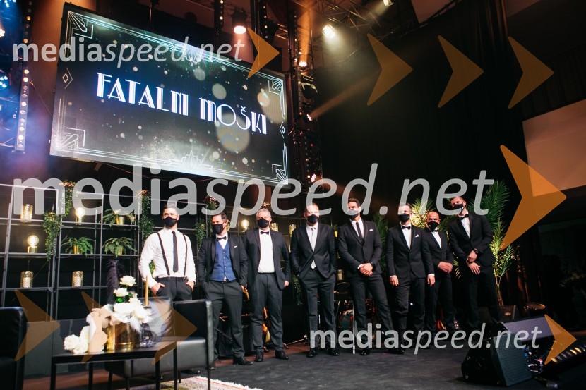  Franko Bajc, zmagovalec resničnostnega šova Kmetija 2018;  Jan Bučar, igralec;  Miha Deželak, radijski voditelj, humanitarec, Fatalni moški 2020;  Jure Košir, nekdanji smučar;  Matjaž Kumelj, pevec, maneken;  Boštjan Romih, televizijski in radijski voditelj;  Dejan Zavec, nekdanji boksar;  Sani  Bečirović, nekdanji košarkarFatalni moški 2020 je Miha Deželak