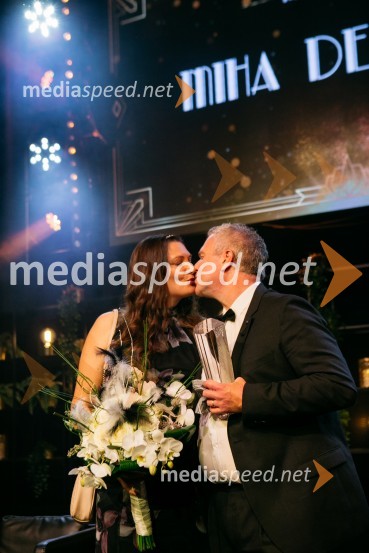  Irena  Deželak;  Miha Deželak, radijski voditelj, humanitarec, Fatalni moški 2020Fatalni moški 2020 je Miha Deželak