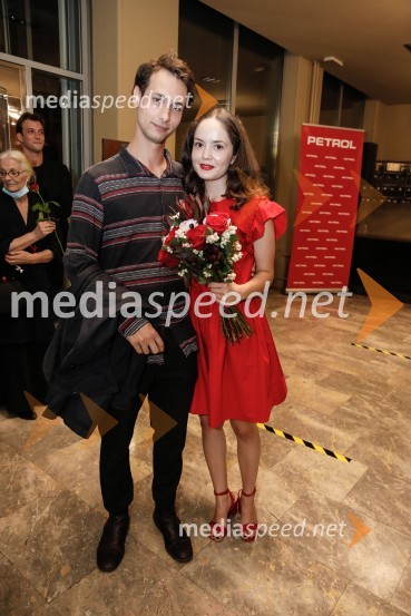  Lara Wolf Završnik, igralka;  Voranc  Boh, igralecTurandot, premiera