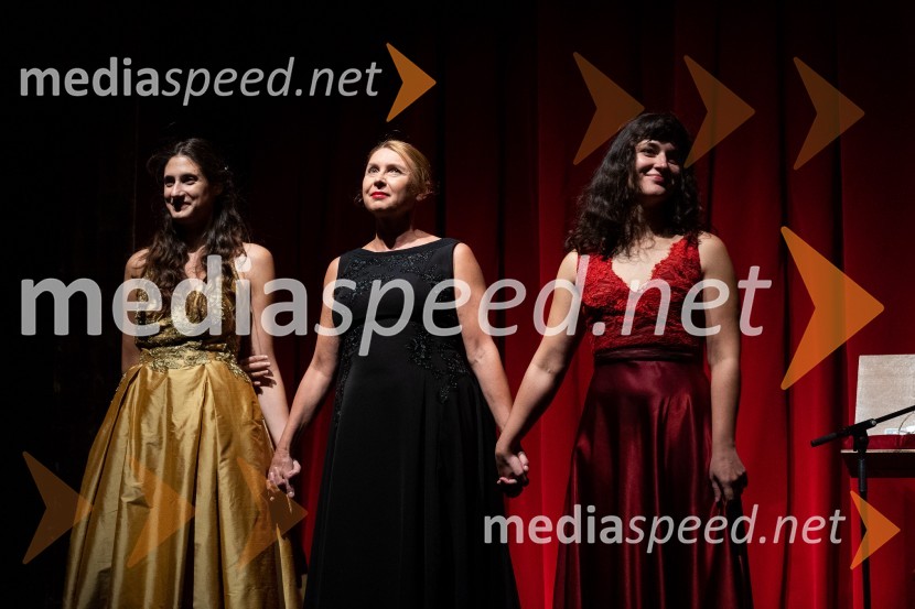  Miranda  Trnjanin, igralka;  Darja Reichman, igralka;  Doroteja Nadrah, igralkaŠkofjeloški pasijon, premiera, Prešernovo gledališče Kranj