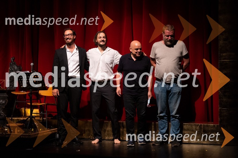  Miha Rodman, igralec;  Blaž Setnikar, igralec;  ... ;  ... Škofjeloški pasijon, premiera, Prešernovo gledališče Kranj