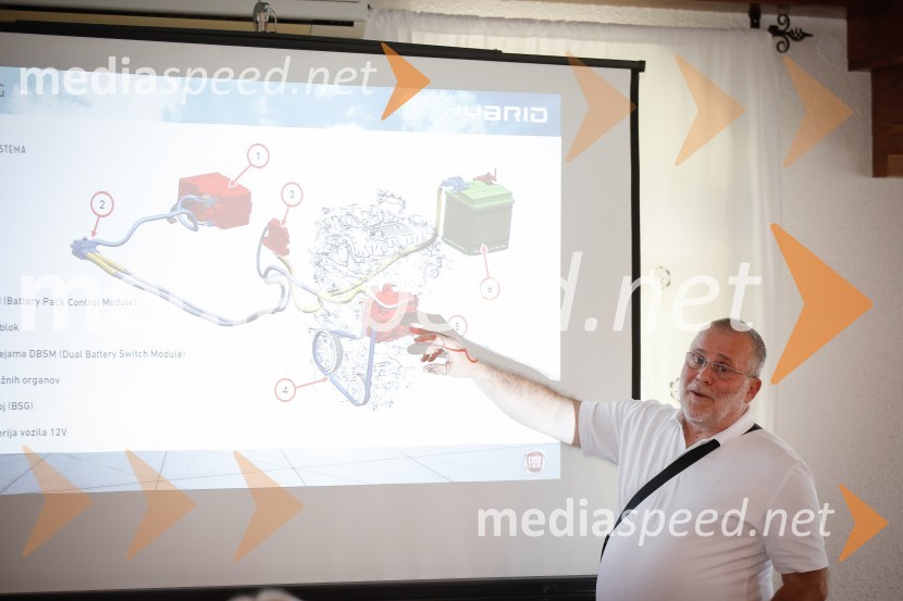 Fiat 500 Hybrid, slovenska predstavitev