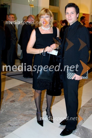 Alenka Leban in Beno Brodej, manekenPremiera opere Madame Butterfly