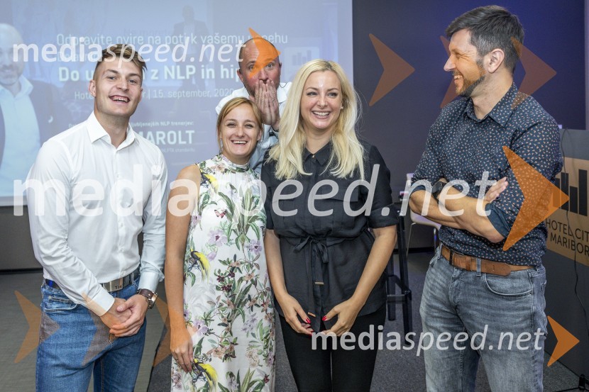  Rok Makovec, IT Melona;  ... ;  Gaber Marolt, NLP center;  ... ;  Roman Čretnik, IT MelonaNLP in hipnoza, delavnica Gabra Marolta