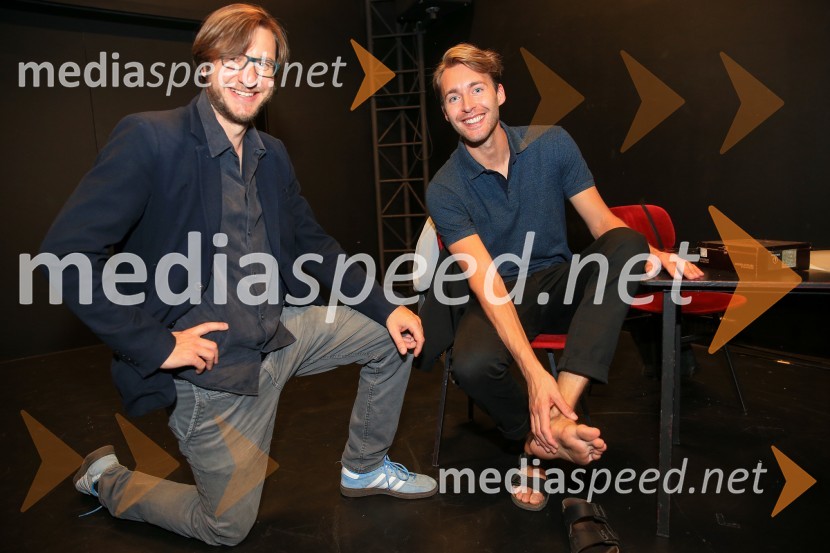  Andrej Jus, režiser;  Luka Bokšan, igralecMarjetka str. 89, premiera SLG Celje