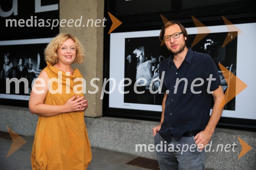 mag. Tina Kosi, upravnica SLG Celje;  Andrej Jus, režiserMarjetka str. 89, premiera SLG Celje