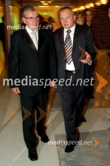 Miran Potrč, poslanec SD in Franc Kangler, župan MariboraPremiera opere Madame Butterfly