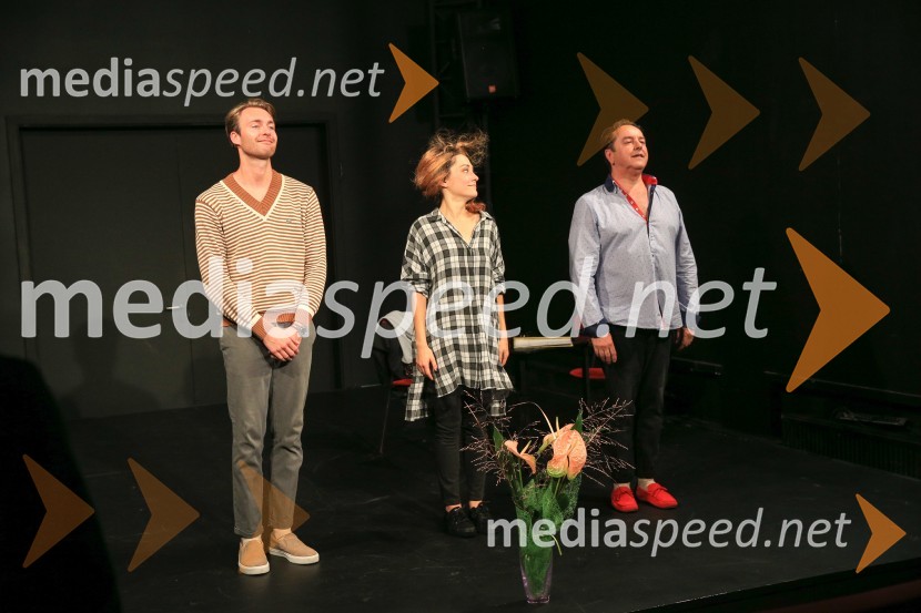  Luka Bokšan, igralec;  Živa Selan, igralka;  Renato Jenček, igralecMarjetka str. 89, premiera SLG Celje