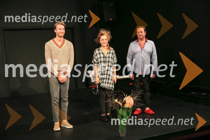  Luka Bokšan, igralec;  Živa Selan, igralka;  Renato Jenček, igralecMarjetka str. 89, premiera SLG Celje