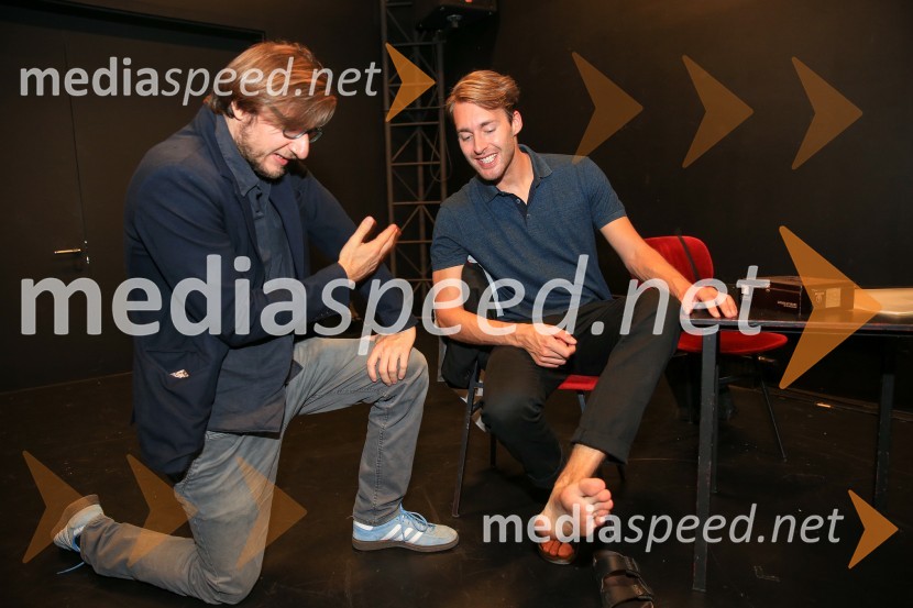  Andrej Jus, režiser;  Luka Bokšan, igralecMarjetka str. 89, premiera SLG Celje