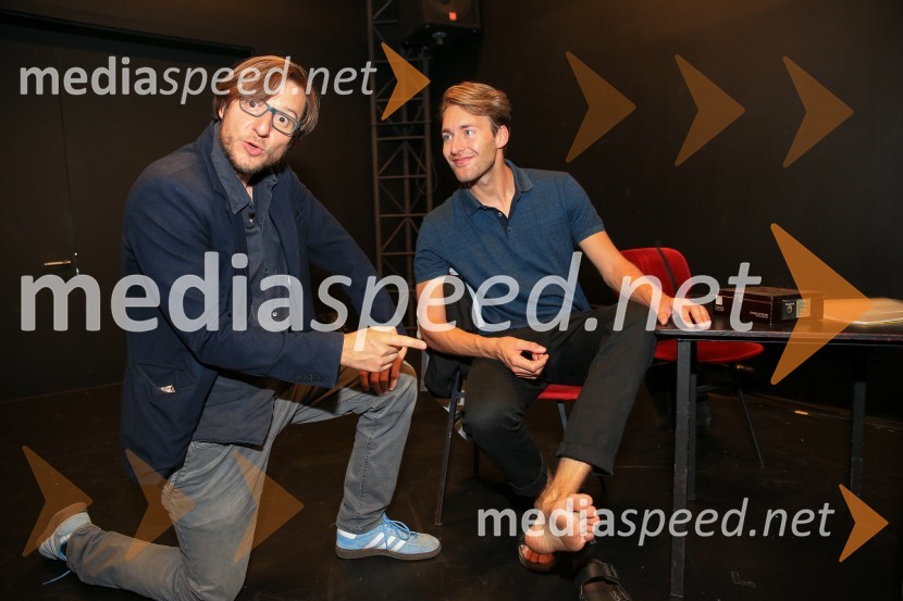  Andrej Jus, režiser;  Luka Bokšan, igralecMarjetka str. 89, premiera SLG Celje