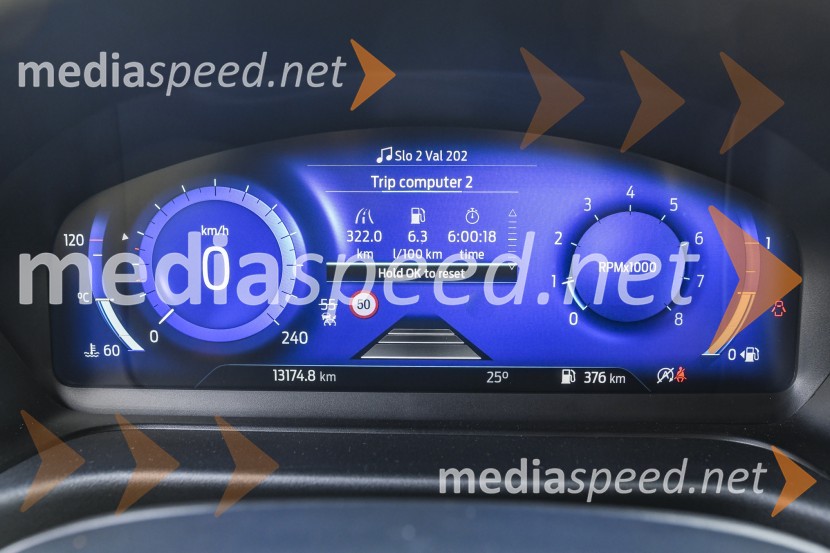 Ford Puma Titanium X - 1.0 EcoBoost Hybrid, mediaspeed test