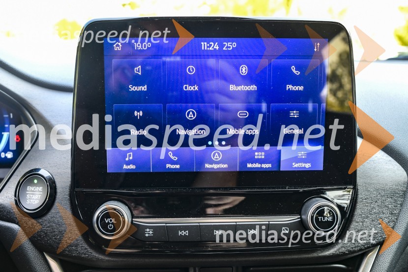 Ford Puma Titanium X - 1.0 EcoBoost Hybrid, mediaspeed test