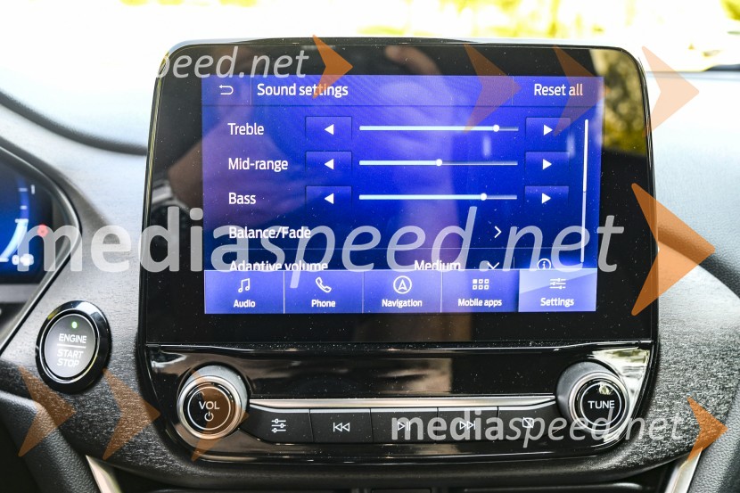 Ford Puma Titanium X - 1.0 EcoBoost Hybrid, mediaspeed test