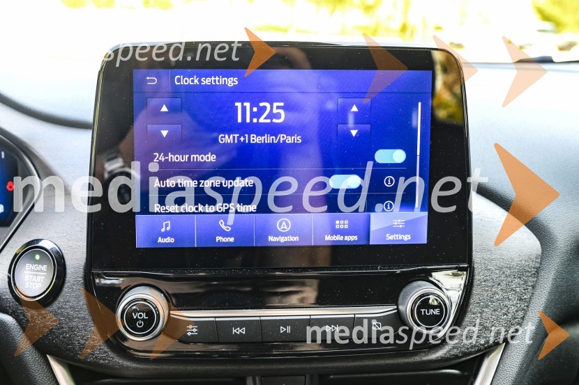 Ford Puma Titanium X - 1.0 EcoBoost Hybrid, mediaspeed test