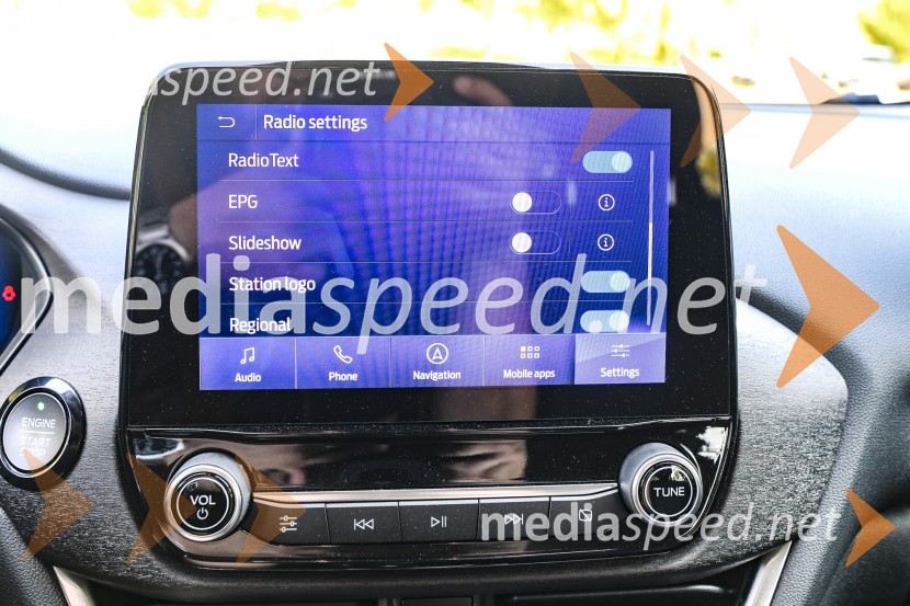 Ford Puma Titanium X - 1.0 EcoBoost Hybrid, mediaspeed test