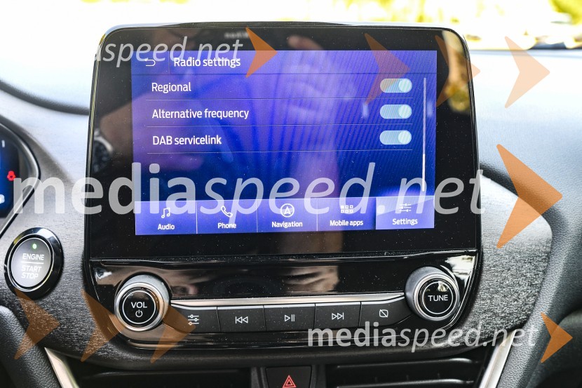 Ford Puma Titanium X - 1.0 EcoBoost Hybrid, mediaspeed test