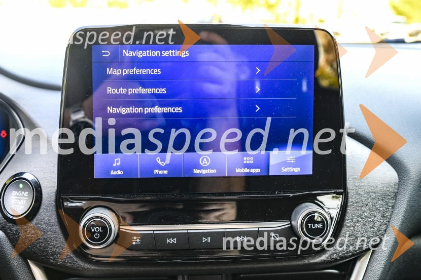 Ford Puma Titanium X - 1.0 EcoBoost Hybrid, mediaspeed test