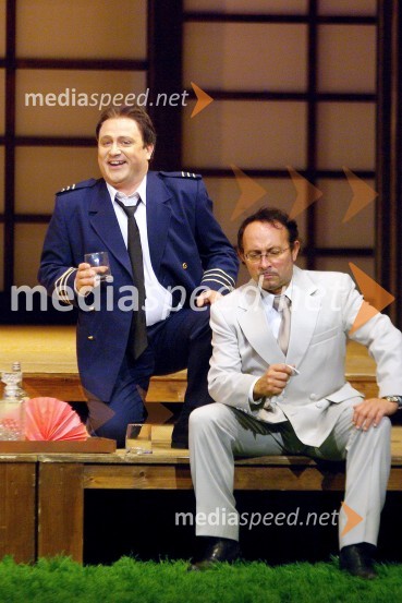 Daniel Magdal, v vlogi B. F. Pinkertona in Sergio Bologna, v vlogi SharplessaPremiera opere Madame Butterfly