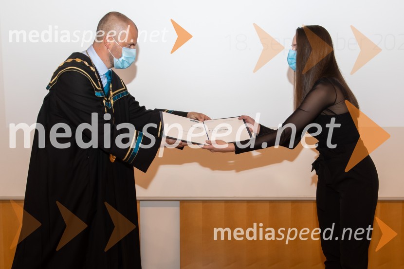 prof. dr. Miralem  Hadžiselimović, Prorektor za infrastrukturo Univerze v Mariboru; mag. inž. inf. in tehnol. kom. Tjaša Heričko, Inštitut za informatikoDan univerze v Mariboru 2020