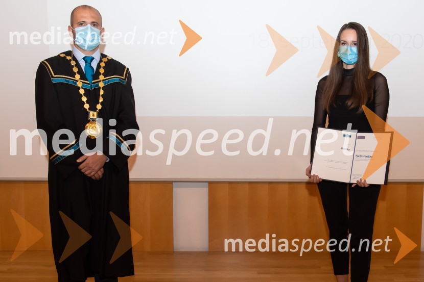 prof. dr. Miralem  Hadžiselimović, Prorektor za infrastrukturo Univerze v Mariboru; mag. inž. inf. in tehnol. kom. Tjaša Heričko, Inštitut za informatikoDan univerze v Mariboru 2020